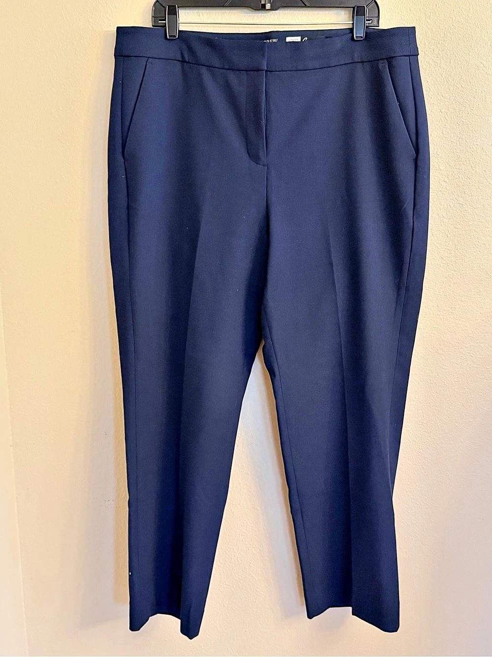 J.Crew Kate Navy Ankle Pants Waist 16